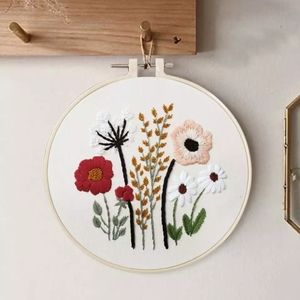 embroidery kit-Handmade Embroidery-gift for her-Fl